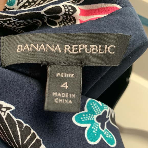 Banana Republic floral mini dress size 4 - Picture 3 of 3